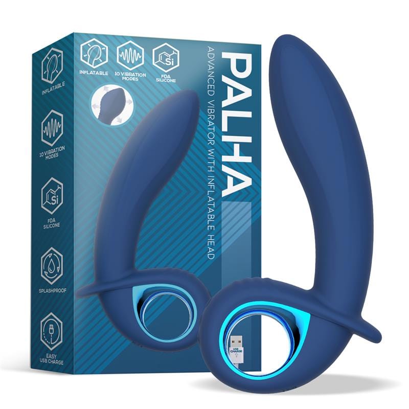 Palha - Alpha Plug Anale Vibrante Gonfiabile
