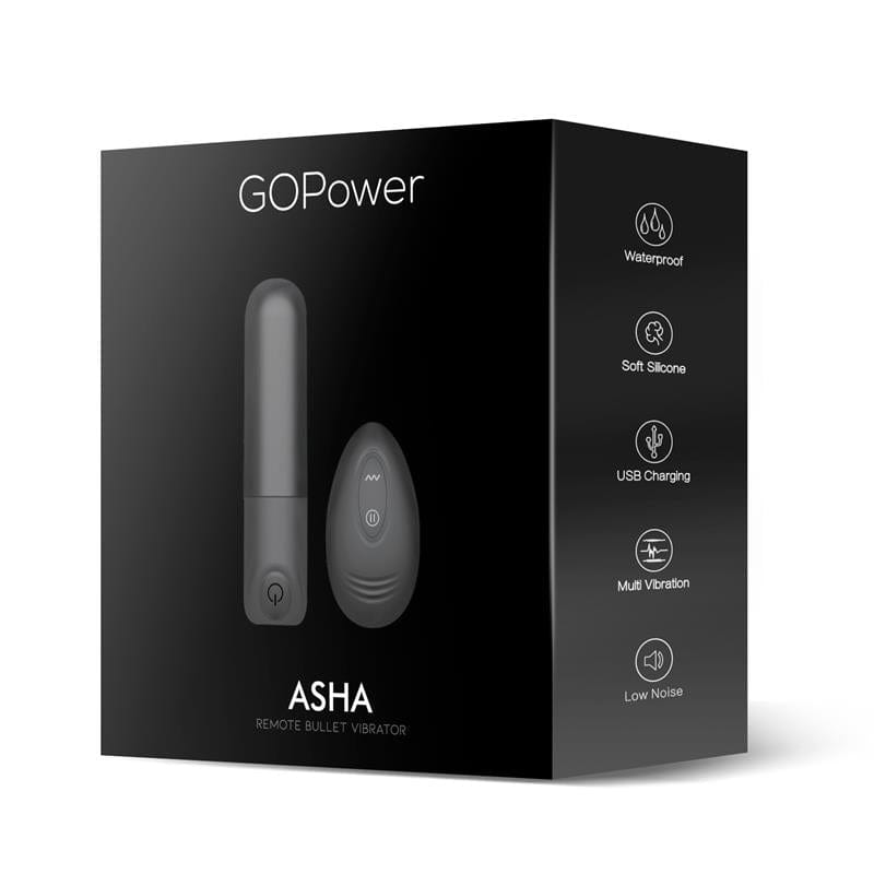 GoPower - Asha Vibratore con Telecomando