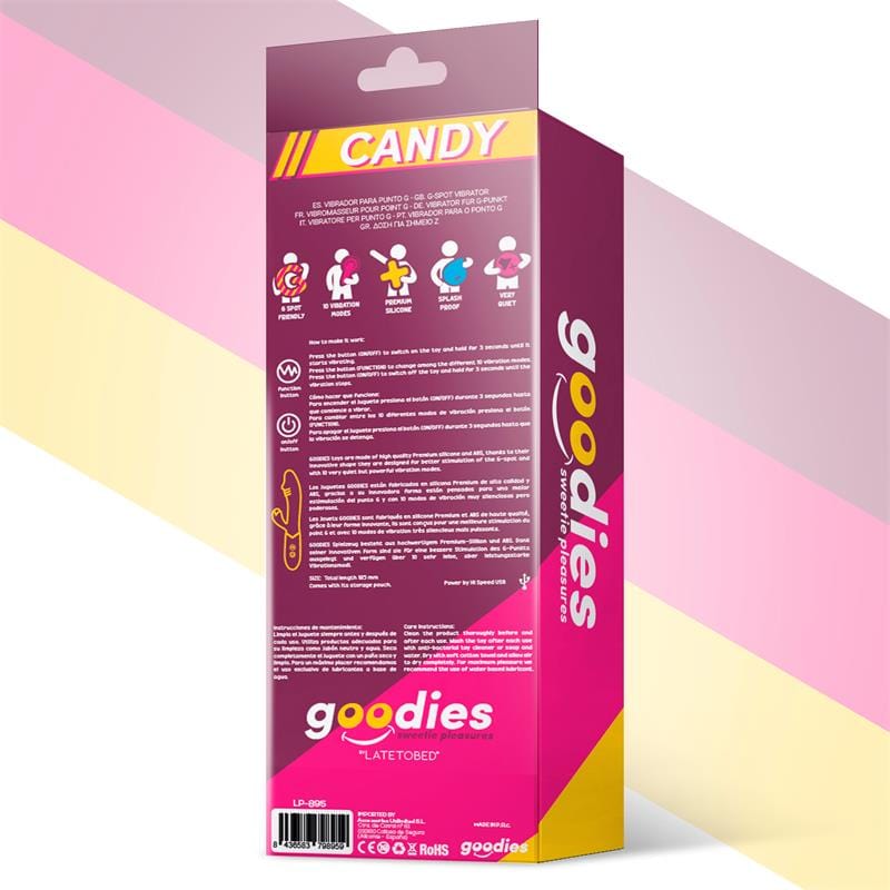 Goodies - Candy G-Spot Vibrator Fuchsia