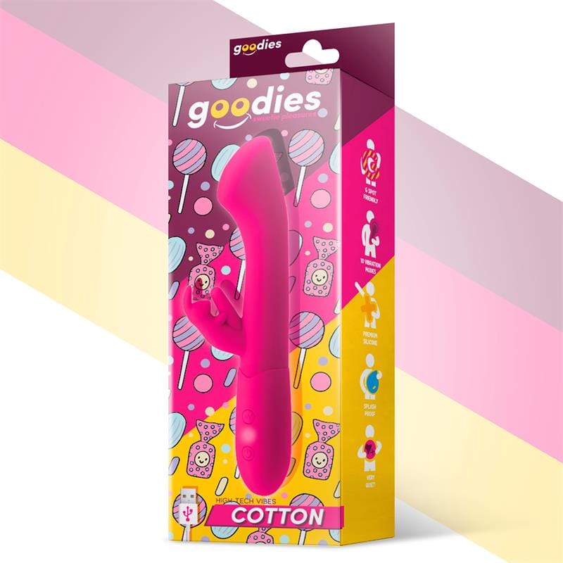 Goodies - Cotton G-Spot Vibrator Fuchsia