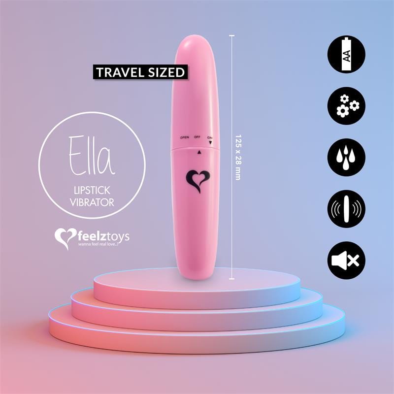 Feelztoys - Vibrant Lipstick Ella Lipstick Pink