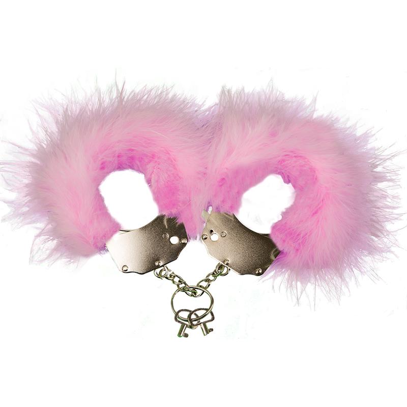 Adrien Lastic - Pink feather handcuffs