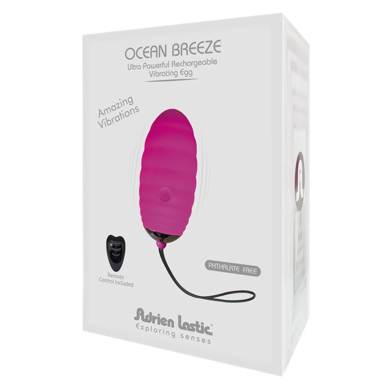 Adrien Lastic - Ocean Breeze Vibrating Egg with Fuchsia remote control