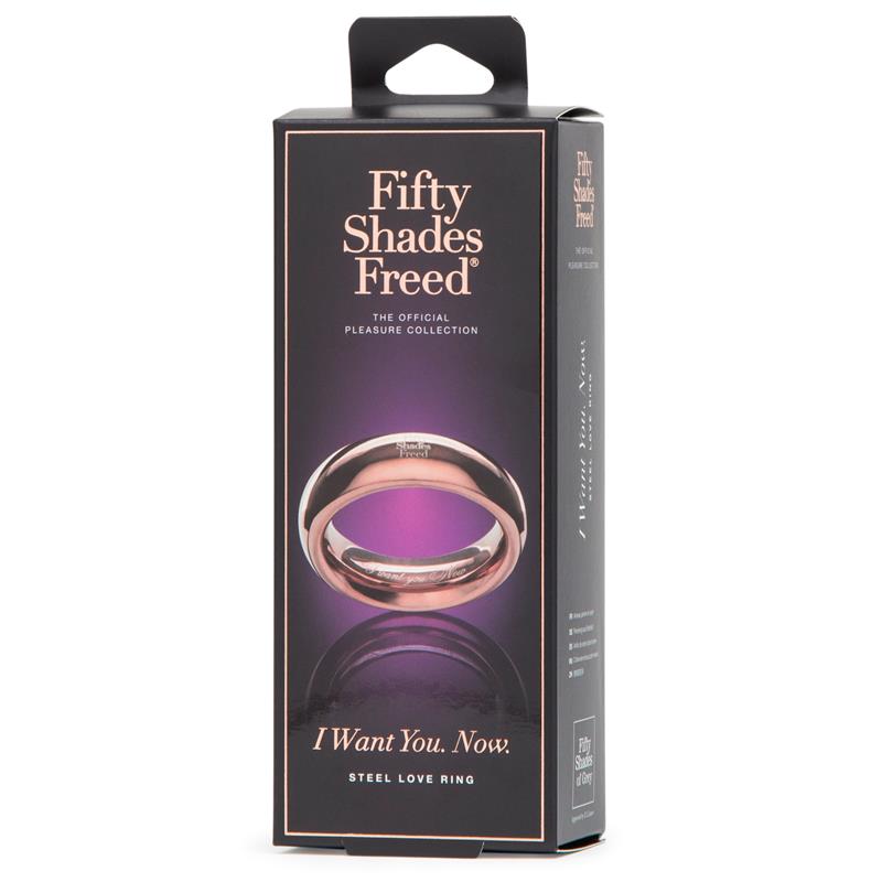 Fifty Shades Freed - Anello in Acciaio
