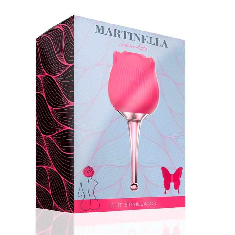 Martinella Clitoris - Stimolatore Succhiaclitoride Oro Rosa