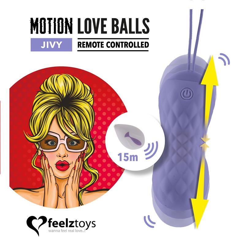 Feelztoys - Purple Jivy Vibrating Egg