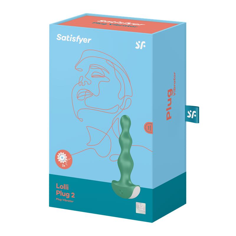 Satisfyer - Lolli Plug 2 Plug Anale con Vibrazione Verde