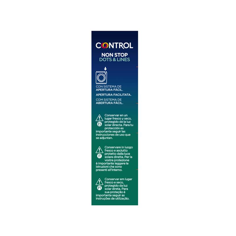 Control - Preservativi Non Stop Dots & Lines 12 pezzi