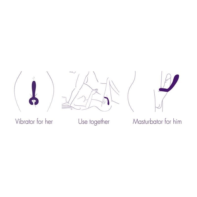 Rianne S - Purple Icons Duo Vibrator