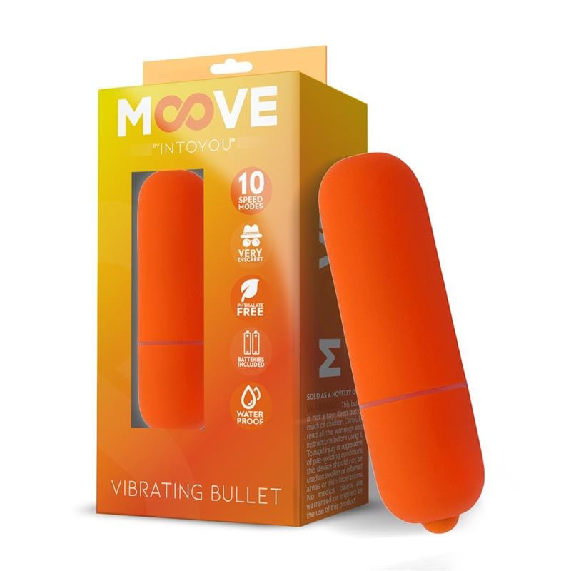 Moove - Orange Vibrating Bullet