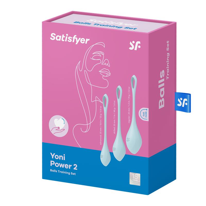Satisfyer - Yoni Power 2 Vaginal Balls Light Blue